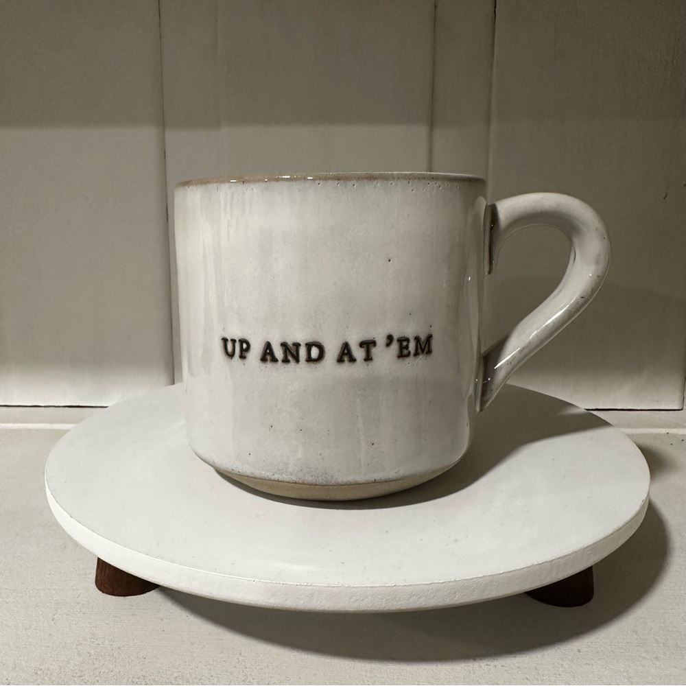 Hearth and Hand with Magnolia Up and At Em Stoneware Mug Target